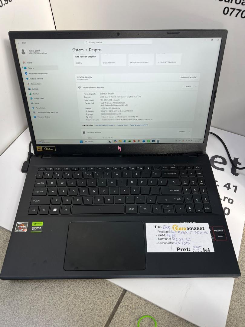 Laptop Gaming Acer Nitro V16