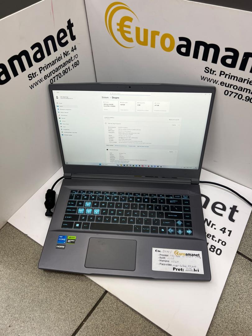 Laptop MSI THIN 15 B12UC image 4