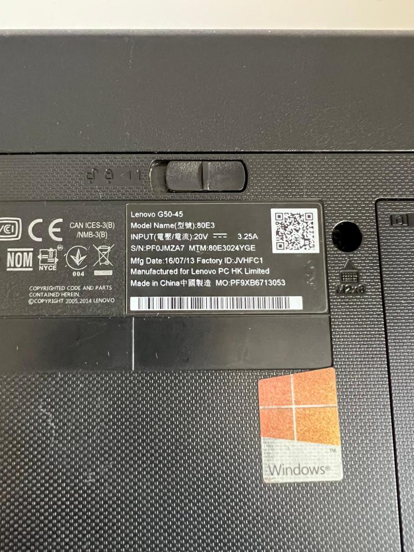Laptop Lenovo G50-45 Black image 4