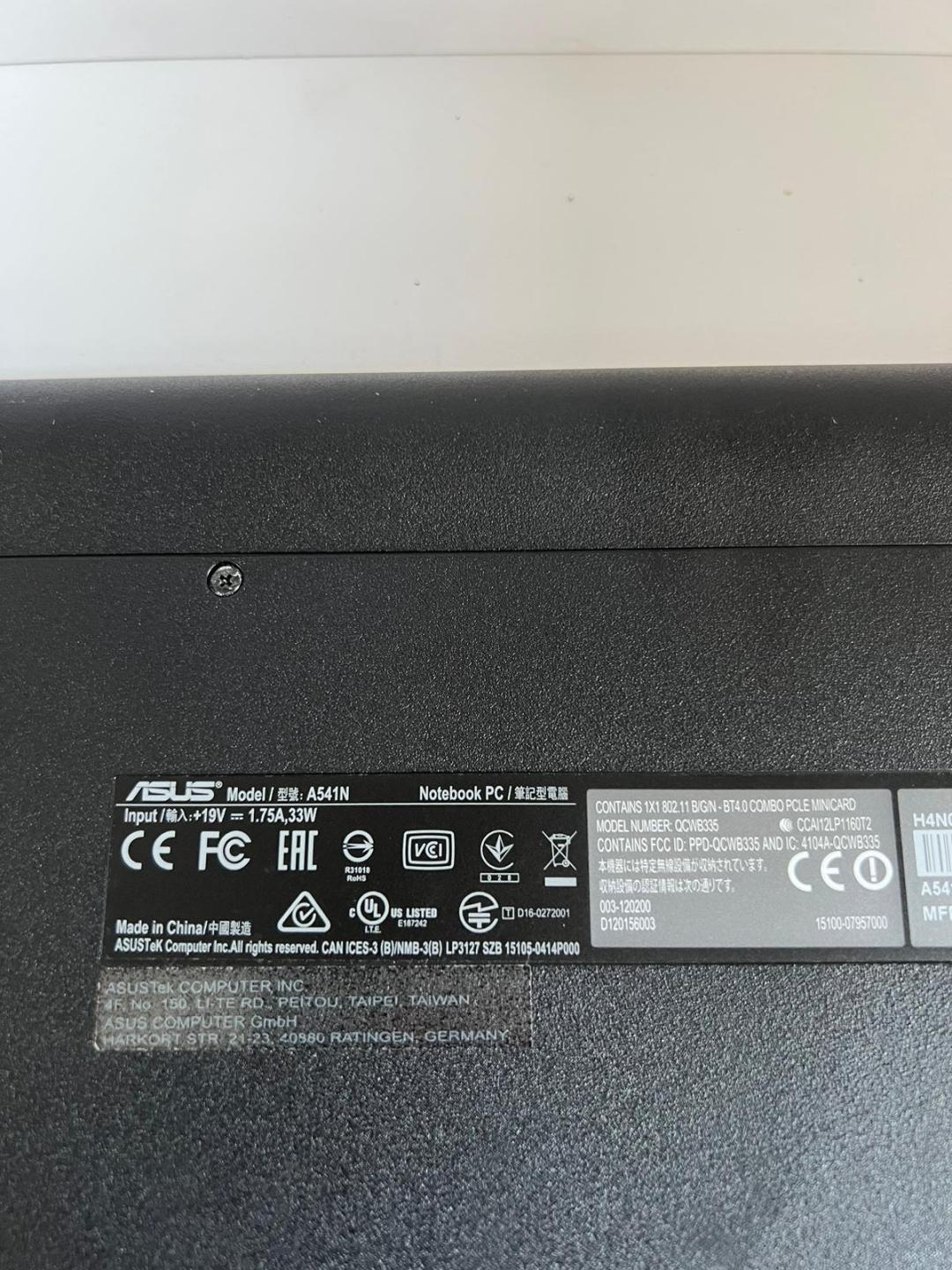 Laptop ASUS A541NA-GO182 image 4