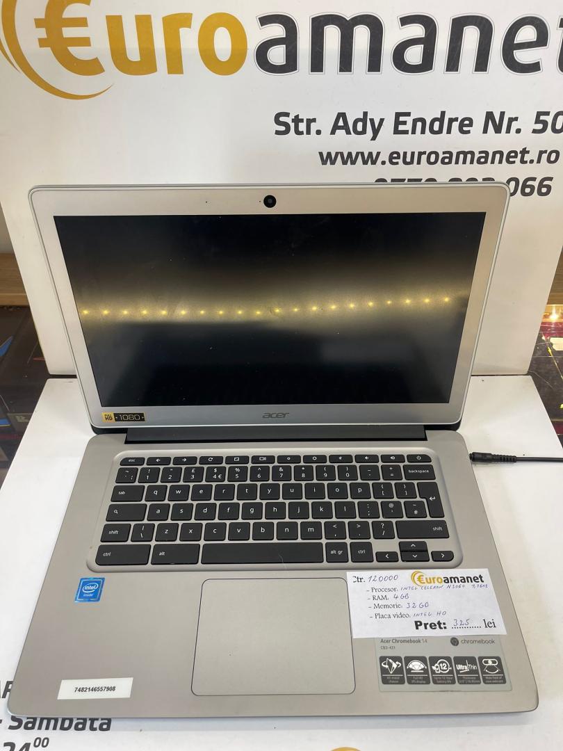 Laptop ultraportabil Acer Chromebook 14 CB3-431