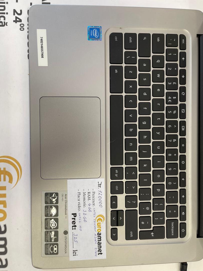 Laptop ultraportabil Acer Chromebook 14 CB3-431 image 1
