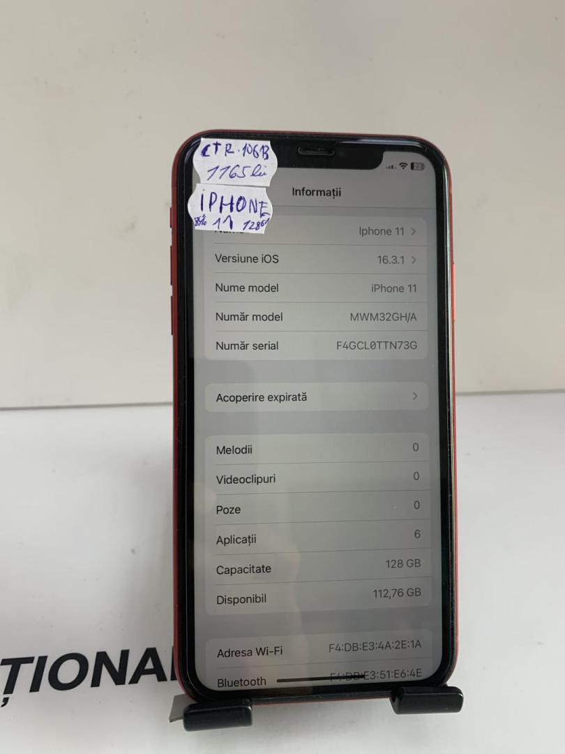 iPhone 11 128GB 84% Red image 5