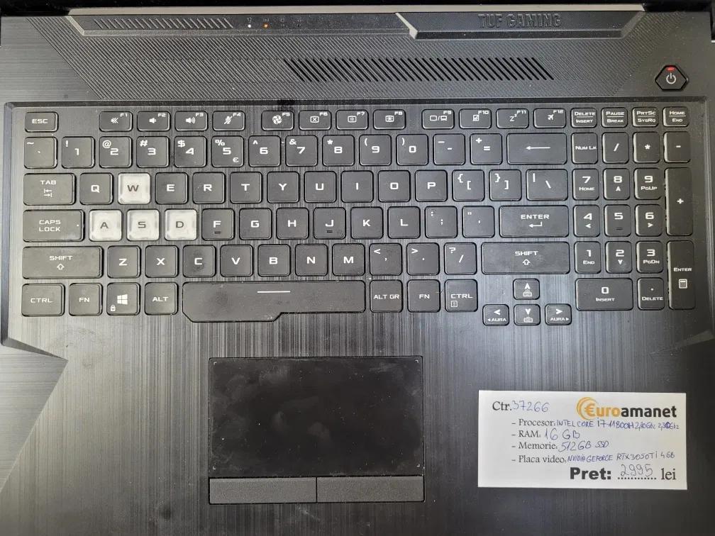 Laptop Asus Tuf Gaming i7 11800H 2.3Ghz image 2