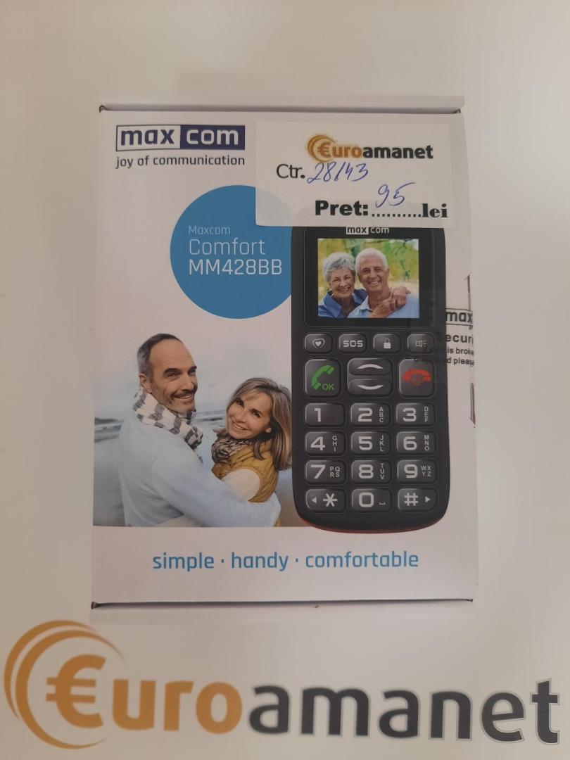 Telefon Maxcom Senior MM428, Dual SIM, Black -sigilat- image 1