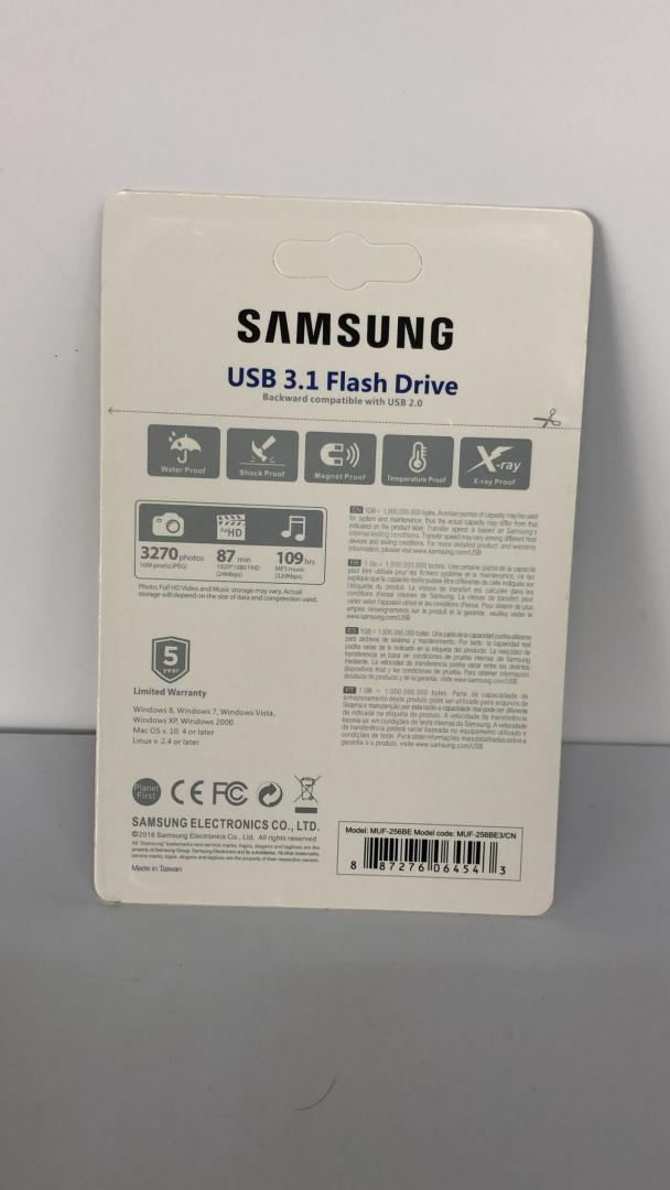 Memorie USB Samsung BAR Plus 256GB USB 3.1 image 1
