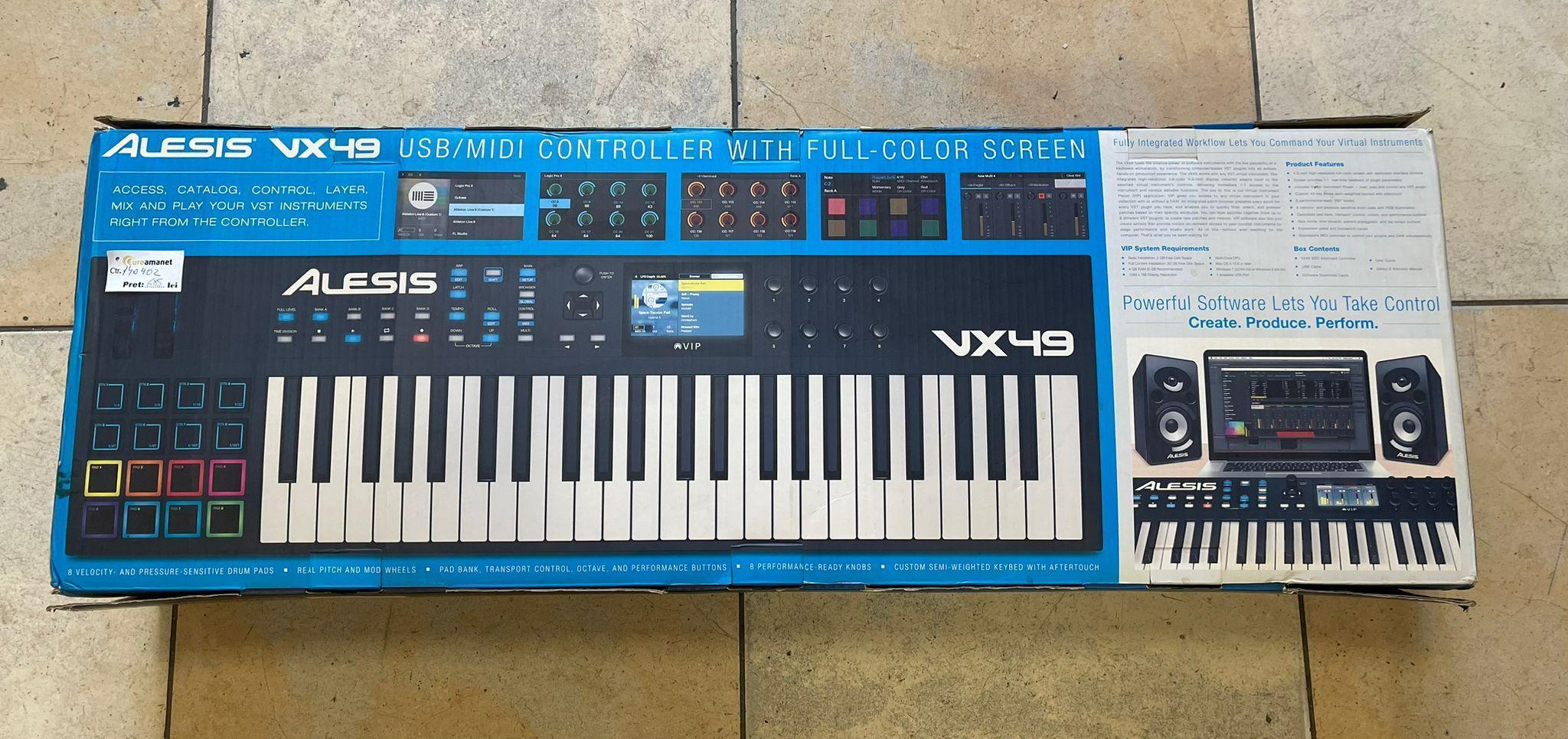 Controler MIDI Alesis VX49 