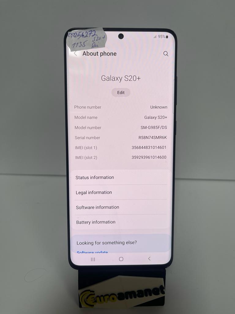  Samsung Galaxy S20 Plus, Dual SIM, 128GB image 3