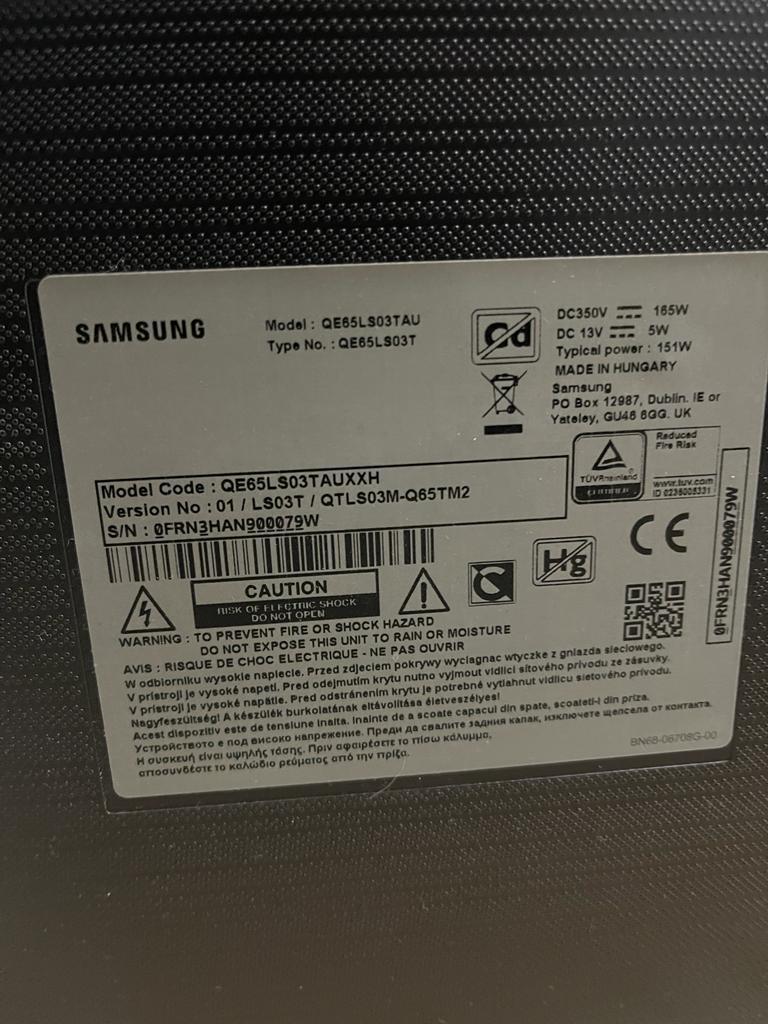 Televizor Samsung The Frame 65LS03T, 163 cm, Smart, 4K Ultra HD, QLED, Clasa G  image 3