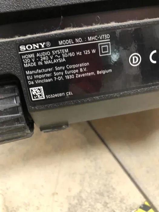 Sistem audio Sony MHC-V73D Booster image 8