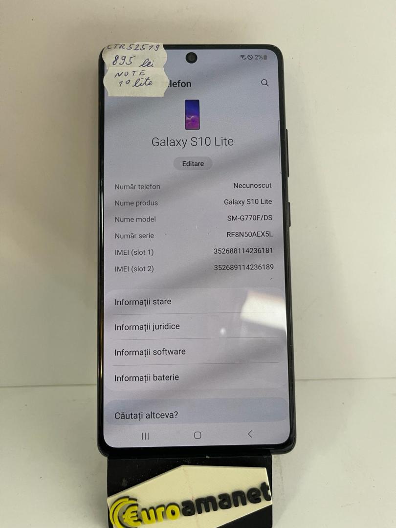 Samsung Galaxy S10 LITE, Dual SIM, 128GB image 1