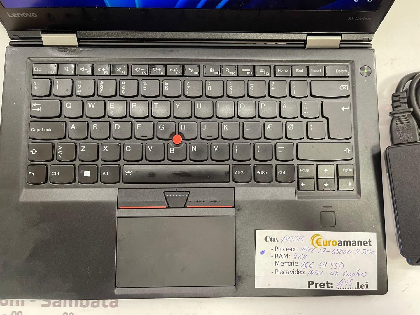 Laptop Lenovo ThinkPad Intel i7-6500U 8GB RAM 256GB SSD image 2