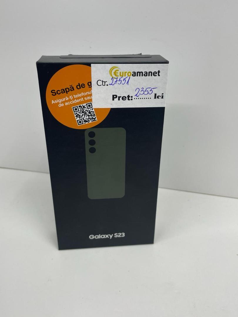 Telefon mobil Samsung Galaxy S23, Dual SIM, 8GB RAM, 256GB, 5G, Green image 1