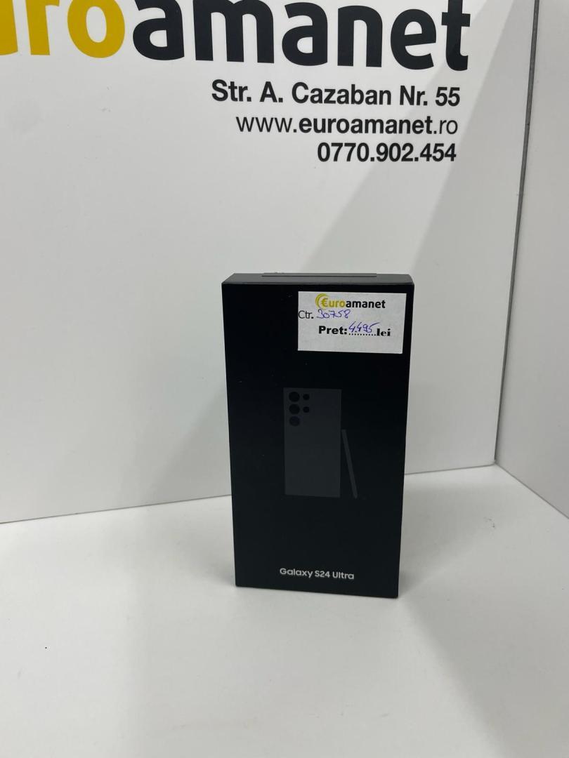 Samsung Galaxy S24 Ultra, Dual SIM, 12GB RAM, 256GB, 5G, Titanium Black image 1