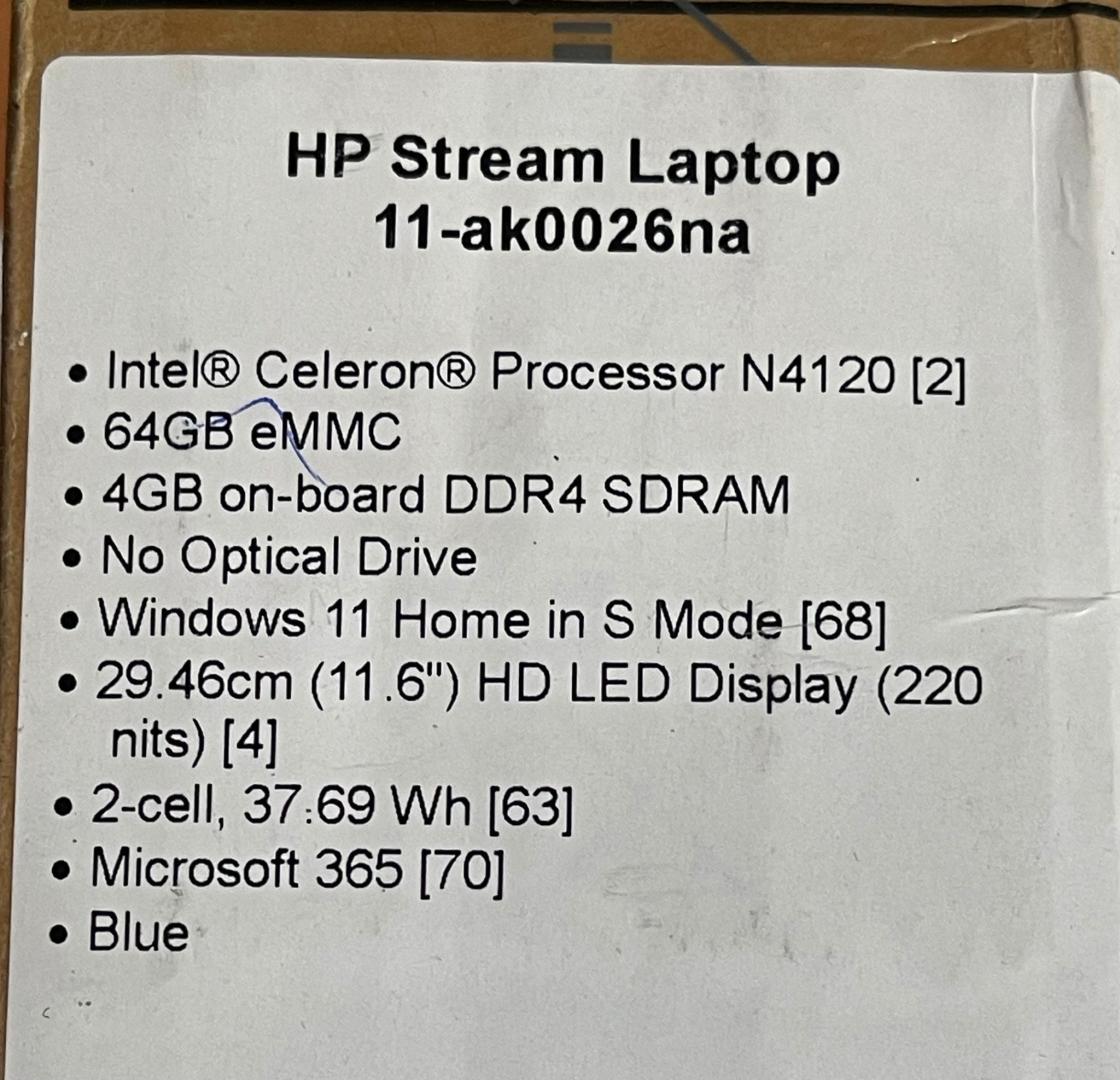 Laptop HP 11-ak0026na 4GB RAM 64 GB eMMC Nefolosit image 2