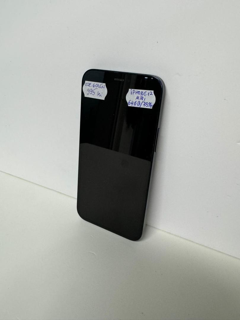  Apple iPhone 12 mini, 64GB, Baterie 78%, Black image 3