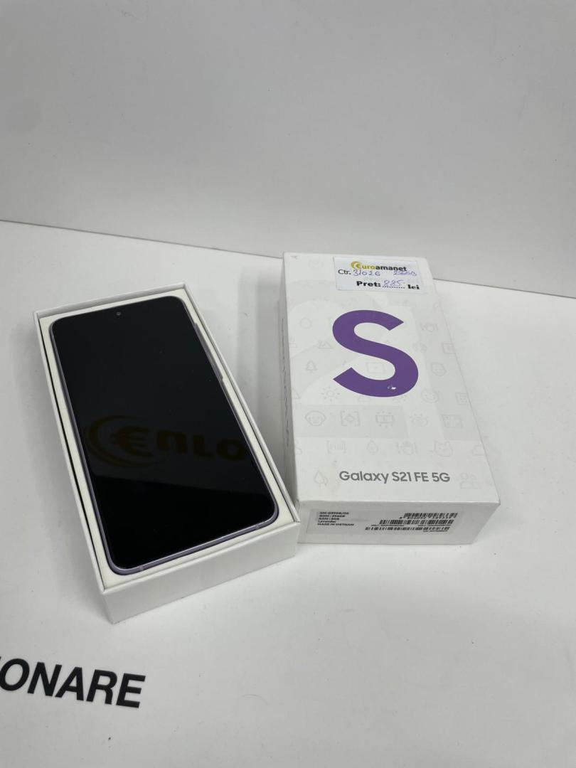 Telefon mobil Samsung Galaxy S21 FE, Dual SIM, 256GB, 8GB RAM, 5G, Lavender image 1