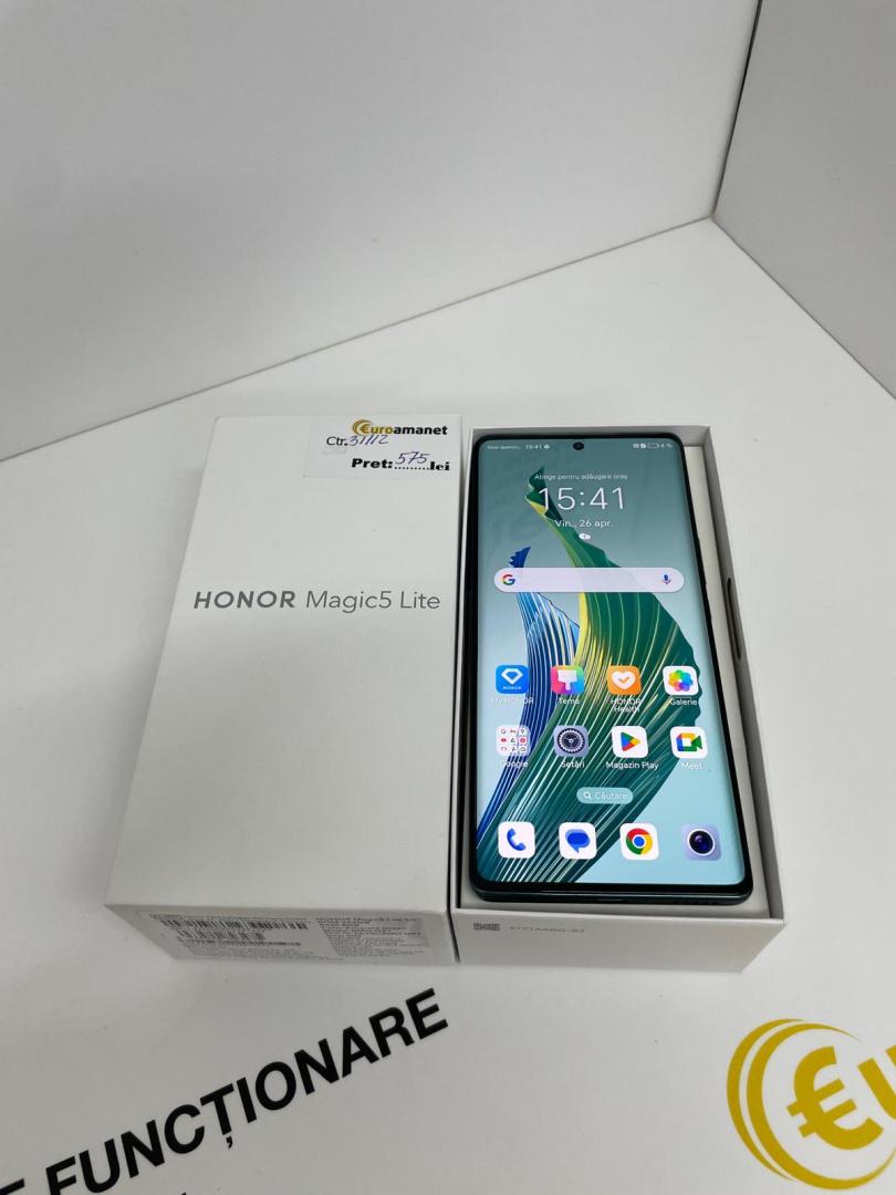 Honor Magic 5 Lite, Dual SIM, 8GB RAM, 256GB, 5G, Titanium Silver image 2
