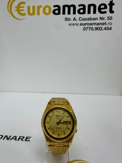 Ceas automat din oțel inoxidabil Seiko 5D2877