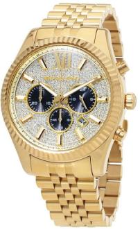 Ceas bărbați, Michael Kors, 44x13mm, oțel, cadran auriu