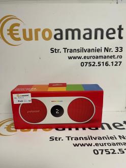 Boxa portabila POLAROID P2, Bluetooth, rosu-alb