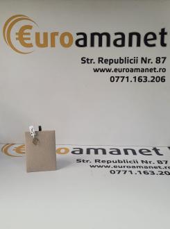 MEDALION AUR ALB SI GALBEN 14K