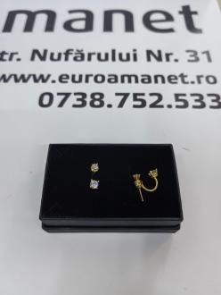 Cercei aur 14k,2.13gr(cod produs 9676)