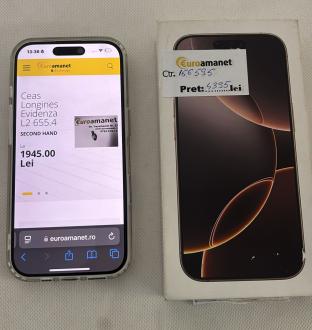 Telefon mobil Apple iPhone 16 Pro, 128GB, 5G