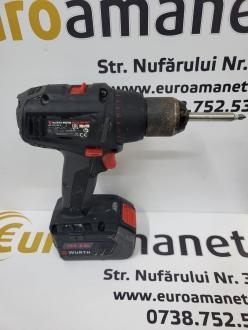 Autofiletante fara fir, Wurth, ABS Compact, 18 V, 