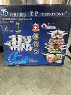 Oale inox si accesorii 17 piese, 12 straturi, Premium, P 1710