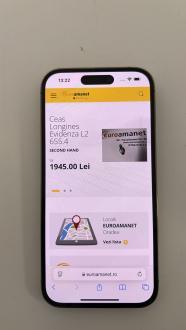 Telefon mobil Apple iPhone 14 Pro, 128GB, 5G 80% Bat 