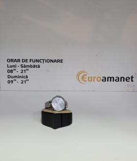 Tommy Hilfiger, Ceas quartz din otel inoxidabil, Argintiu 