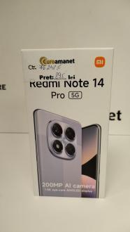 Telefon mobil Xiaomi Redmi Note 14 Pro, 5G, Midnight Black