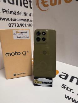 Telefon mobil Motorol g15, Dual SIM, 128GB, 8GB RAM, Iguana Green
