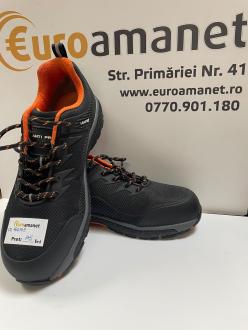 Pantofi de protectie, Lahti, Textil/Cauciuc, Negru/Portocaliu ,Marime 43