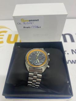 Seiko Chronograph Automatic 6139-7030 Black Round Automatic Mens Watch