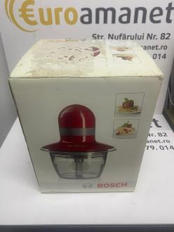 Tocator Bosch MMR08R2, 400 W, 0.8 l, 1 viteza, rosu