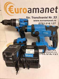 Set Conel Rotopercutor, Autofiletanta , Incarcator 3bat. 5.0Ah