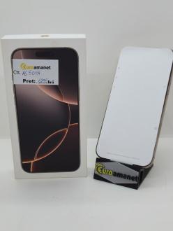 Telefon mobil Apple iPhone 16 Pro Max, 256GB, 5G, Desert Titanium