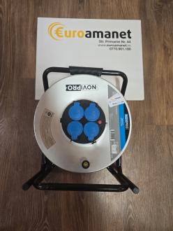 Prelungitor Novipro HO7RNF 3G 2.5 cu flanșă metalică, lungime 40m