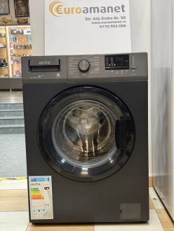 Masina de spalat rufe Arctic APL81223XLAB, 8 kg, 1200 RPM, Clasa C, Motor Silent Inverter, ExtraSteam, Aqua surf, Negru