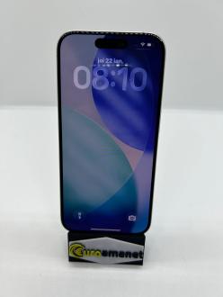 Apple iPhone 15 Pro, 128GB, 5G, White Titanium, 80%