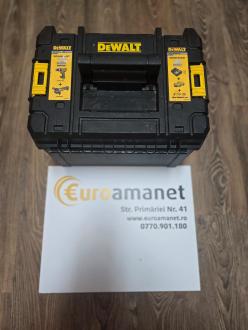 Set 3 scule cu acumulator Dewalt 18V,  plus Cutie pentru transport