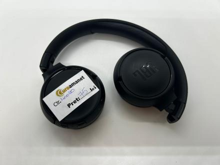 Casti audio wireless on-ear JBL Tune 520BT, Negru