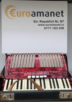 Spranger Amoretta, 80 de bas, 8 registre, acordeon cu pian german 