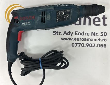 Ciocan rotopercutor cu 3 functii, Bosch Professional GBH 2600, 720 W