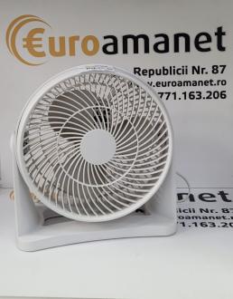 Ventilator de birou 17cm alb