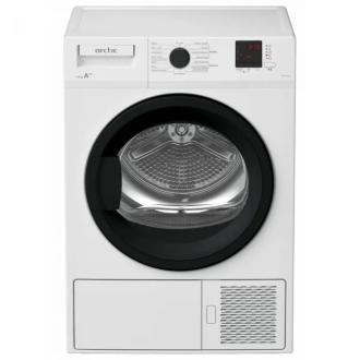 Uscator de rufe Arctic DAPLH930W, Pompa de caldura, 9 kg, 15 Programe, Functie Auto antisifonare, Clasa E, Alb