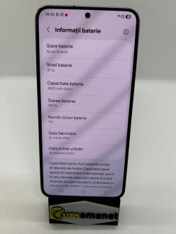 Samsung Galaxy S24, Dual SIM, 8GB RAM, 128GB, 5G, Onyx Black, 100%