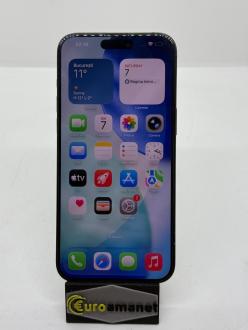 Telefon mobil Apple iPhone 15 Pro Max, 256GB, 5G, Black Titanium